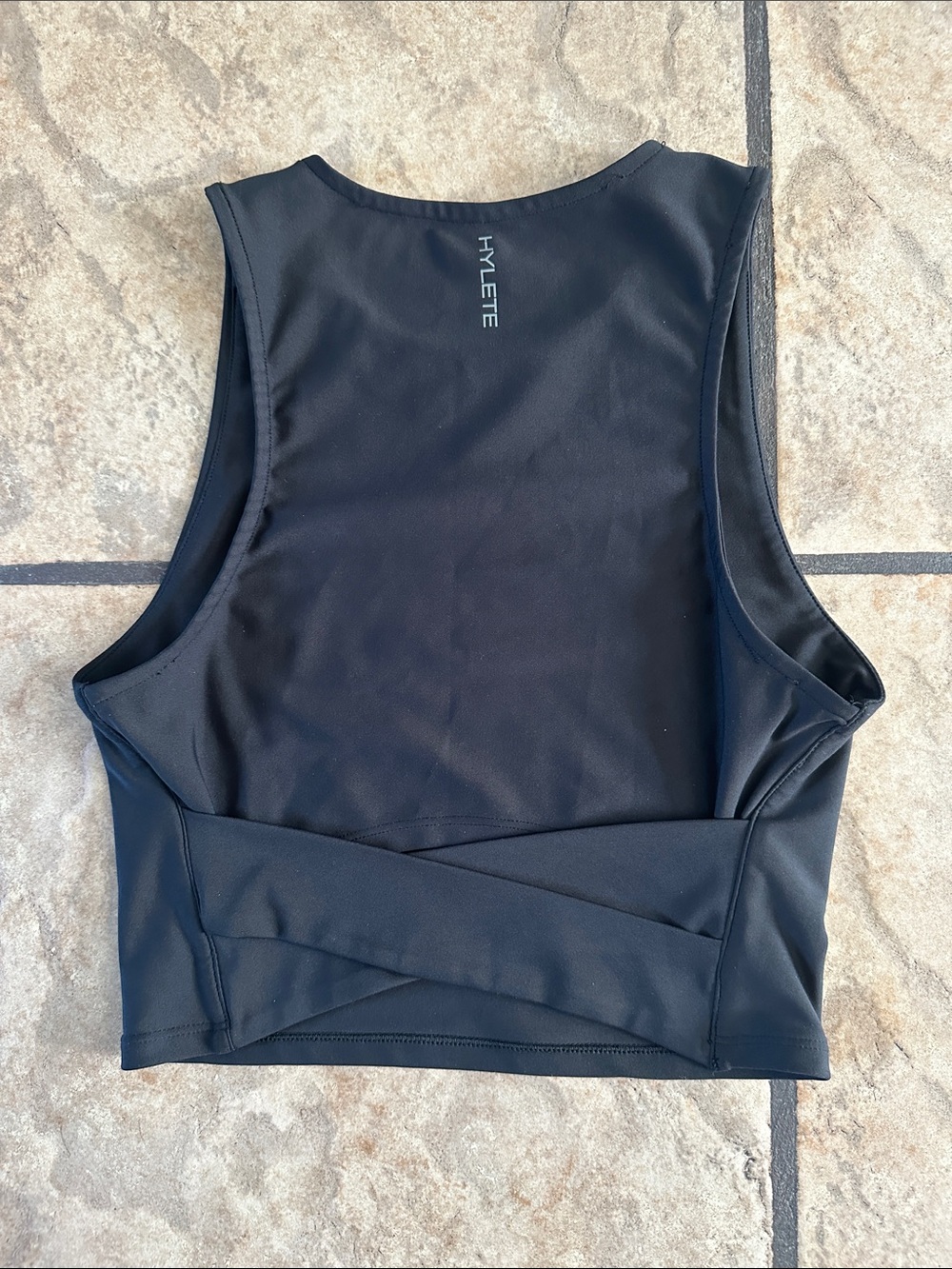 HYLETE Women's Black Crop Workout Tank